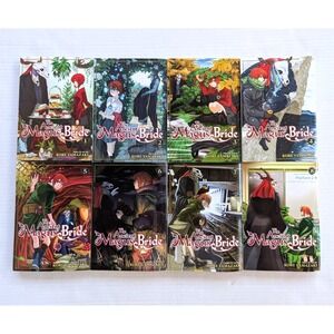The‎ Ancient Magus Bride Manga Lot Vol 1-8 English Kore Yamazaki 1st Printings